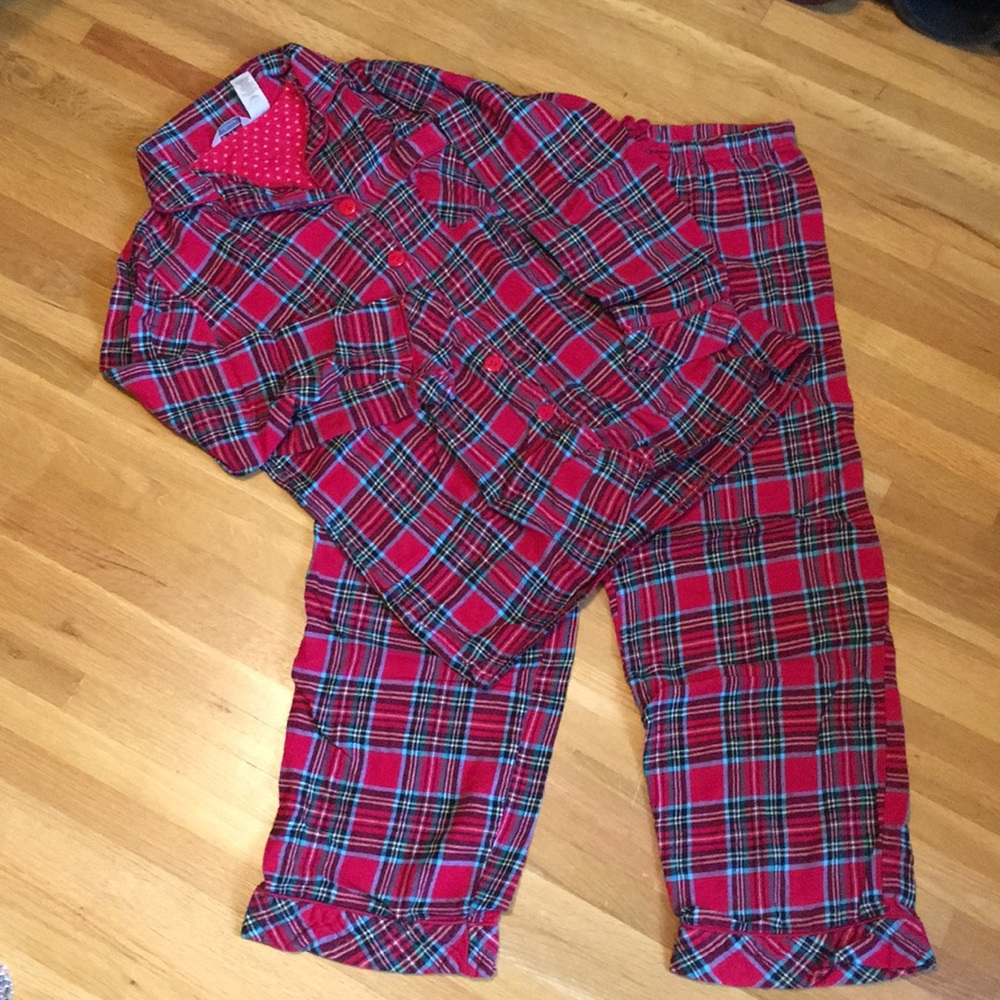 Red flannel pajamas